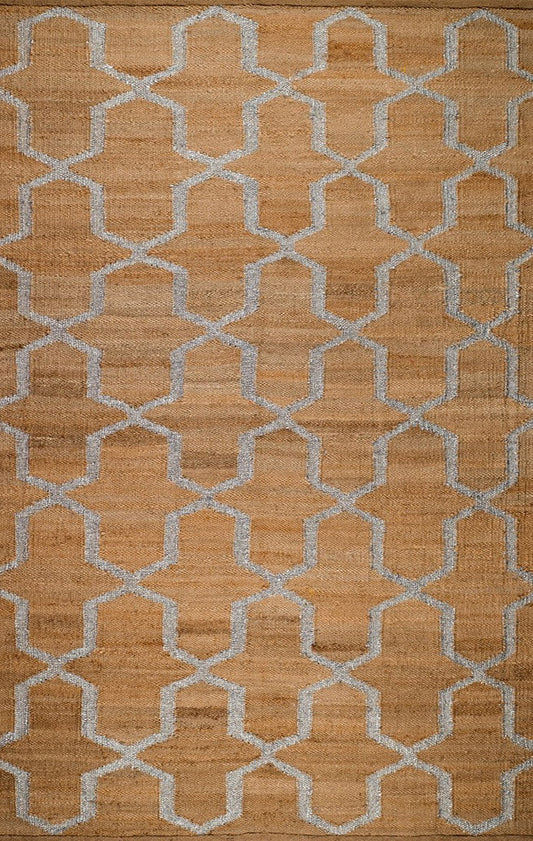 ARAVELLI – NATURAL HEMP & SILVER BLING RUGS