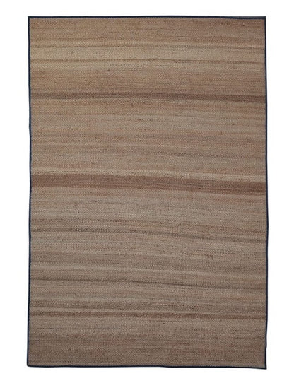 BENGAL – NATURAL JUTE & ROYAL BLUE RUGS
