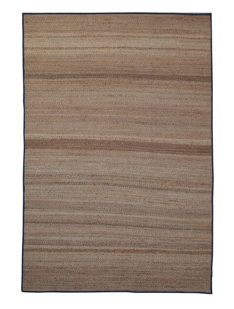 BENGAL – NATURAL JUTE & ROYAL BLUE RUGS