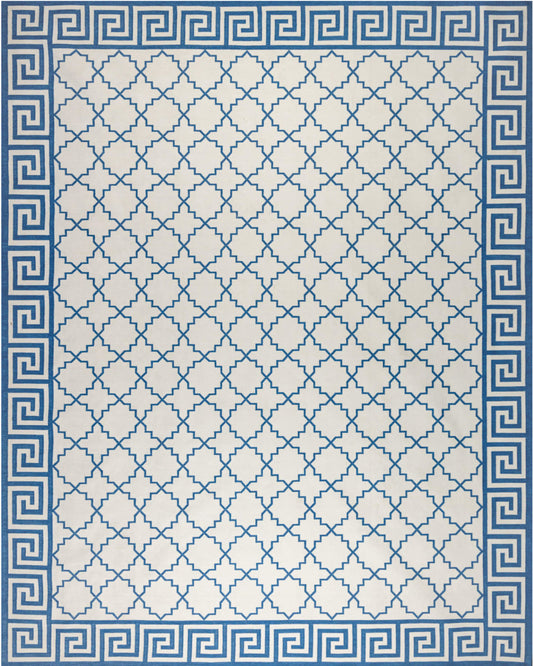 SHALIMAR – VINTAGE BLUE & OFF WHITE RUGS