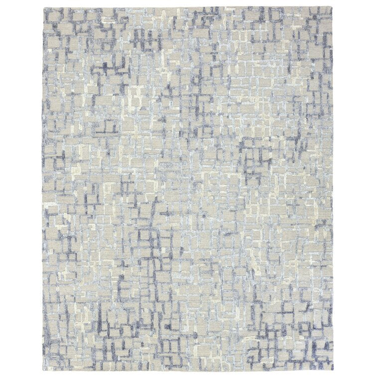 Silk Abstract Vista Wool Area Rug
