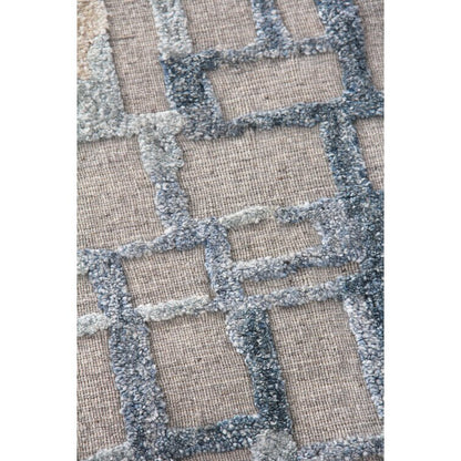Silk Abstract Vista Wool Area Rug