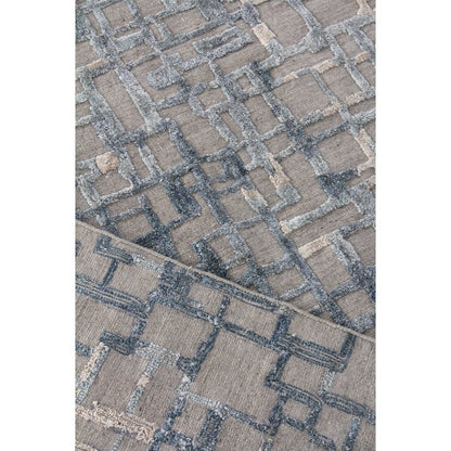 Silk Abstract Vista Wool Area Rug