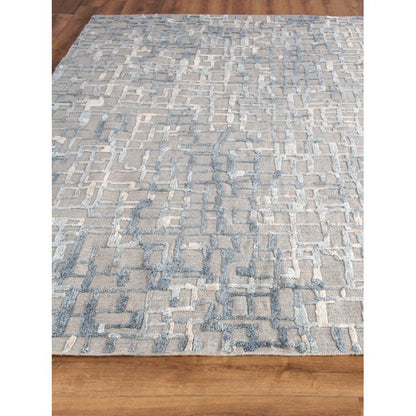 Silk Abstract Vista Wool Area Rug
