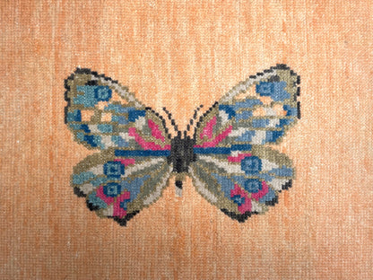BUTTERFLY MINI IN CANTALOUPE Hand Knotted Rug