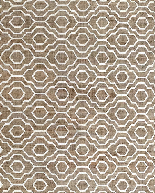 LUCKNOW – NATURAL JUTE & WINTER WHITE RUGS